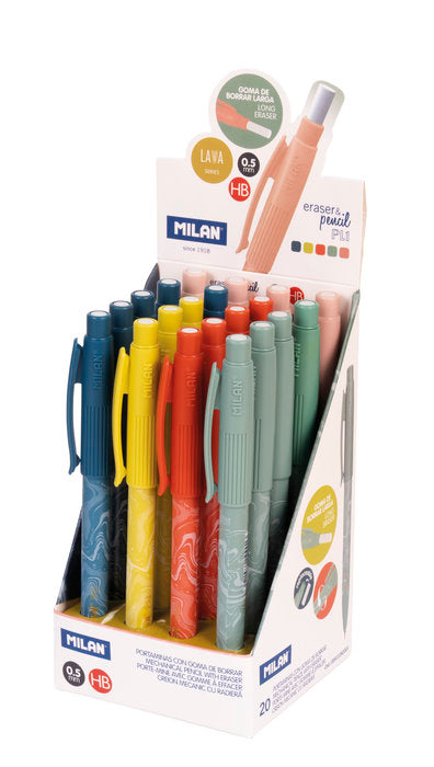 Exp. 20 Portaminas PL1 0,5 mm Hb Serie Lava Surtidos Milan Imagen principal del producto