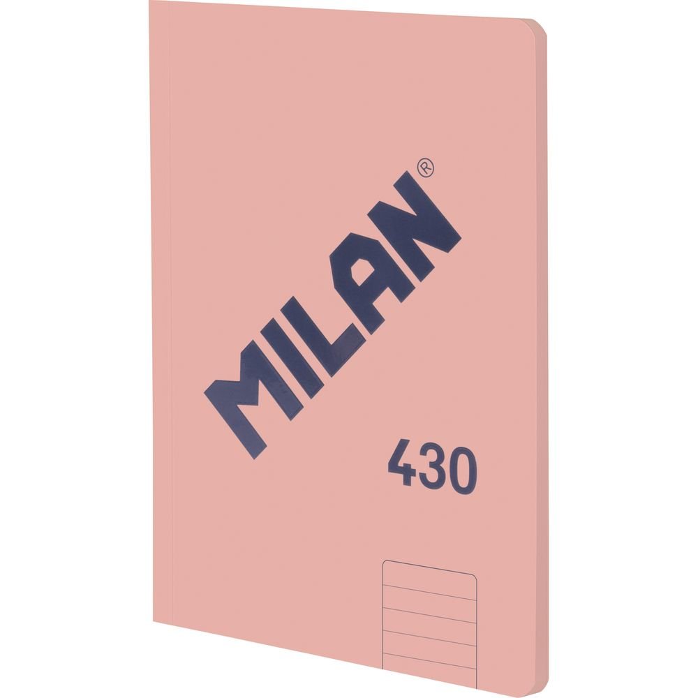 Libreta A5 Encolada Rayado 48H 95 g Colecc 430 1918 Rosa Milan