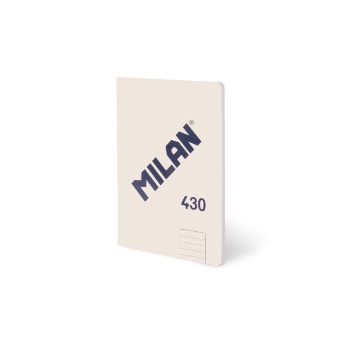 Libreta A5 Encolada Rayado 48H 95 g Colección 430 1918 Beige Milan