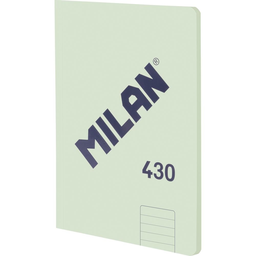 Libreta A5 Encolada Rayado 48H 95 g Colecc 430 1918 Verde Milan