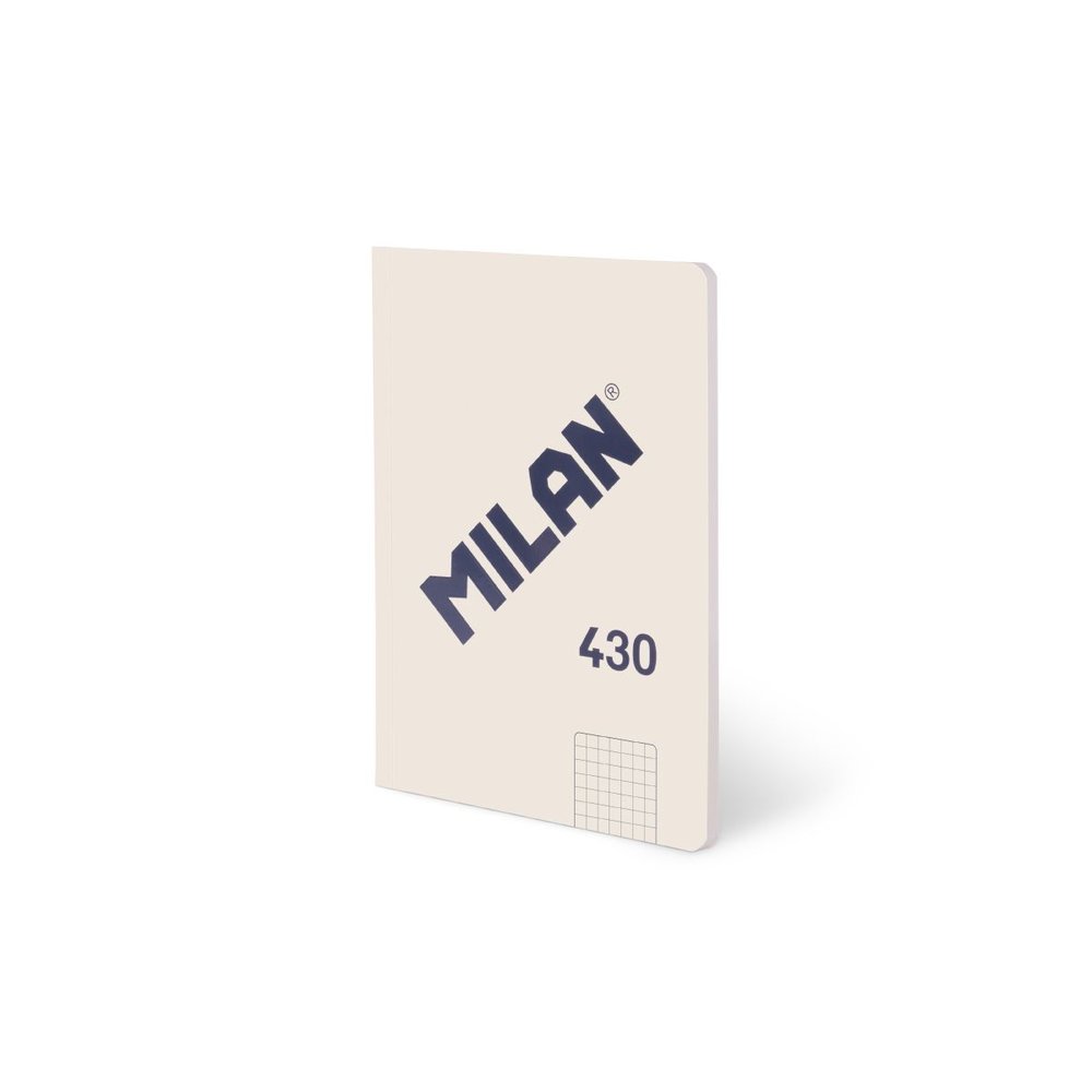 Libreta A5 Encolada Cuadro 48H 95g Colección 430 1918 Beige Milan Imagen principal del producto
