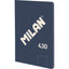 Libreta A5 Encolada 48H Liso 95GR Colección 430 1918 Azul Milan