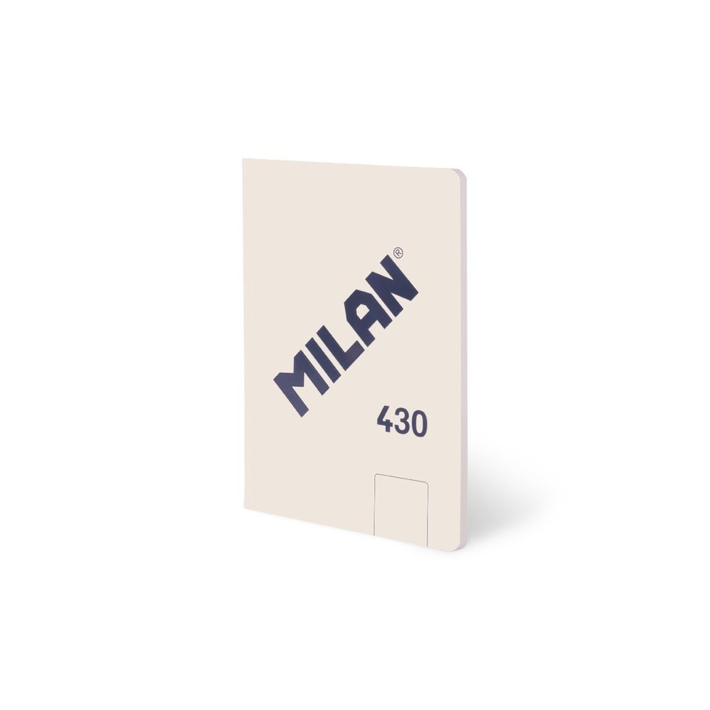 Libreta A5 Encolada 48H Liso 95 g Colección 430 1918 Beige Milan
