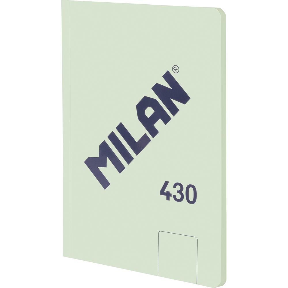 Libreta A5 encolada 48H liso 95 g Colección 430 1918 Verde Milan Imagen principal del producto