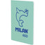 Libreta A5 Grapada 24H Liso 95 g Verde Milan