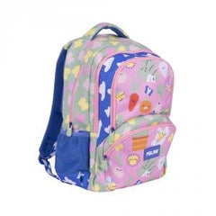 MOCHILA ESCOLAR 4 CREMALLERAS SERIE ESPECIAL GREEN & GROW | MILAN DISEÑO