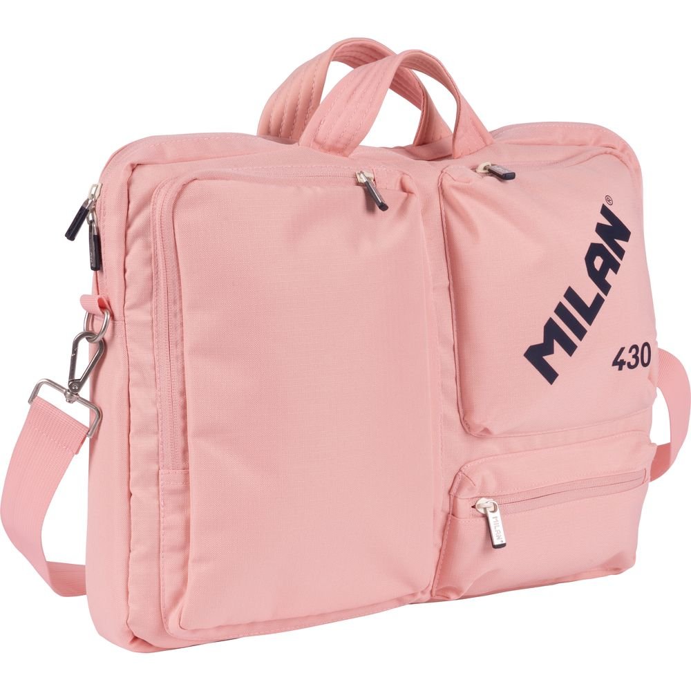 MALETIN PARA PORTATIL COLECCION 430 SINCE 1918 ROSA | MILAN DISEÑO