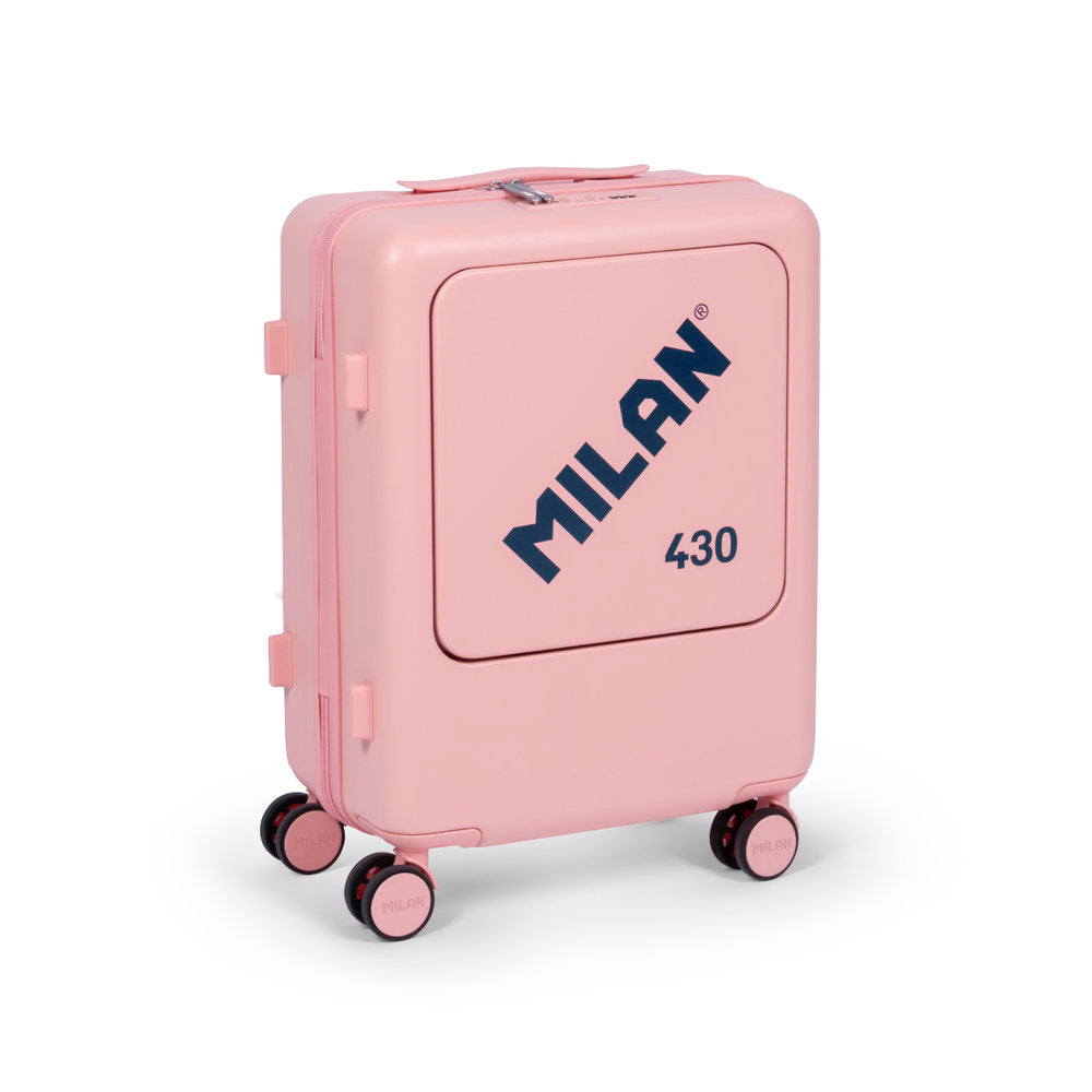 Maleta cabina rígida 55 cm Milan 430 rosa marca Milan Diseño Imagen principal del producto