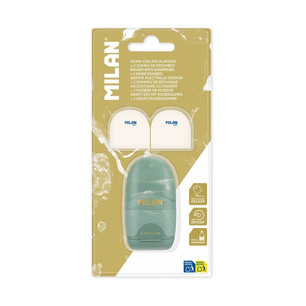 Afilaborra Capsule Lava con Gomas de Recambio Verde Milan Imagen principal del producto