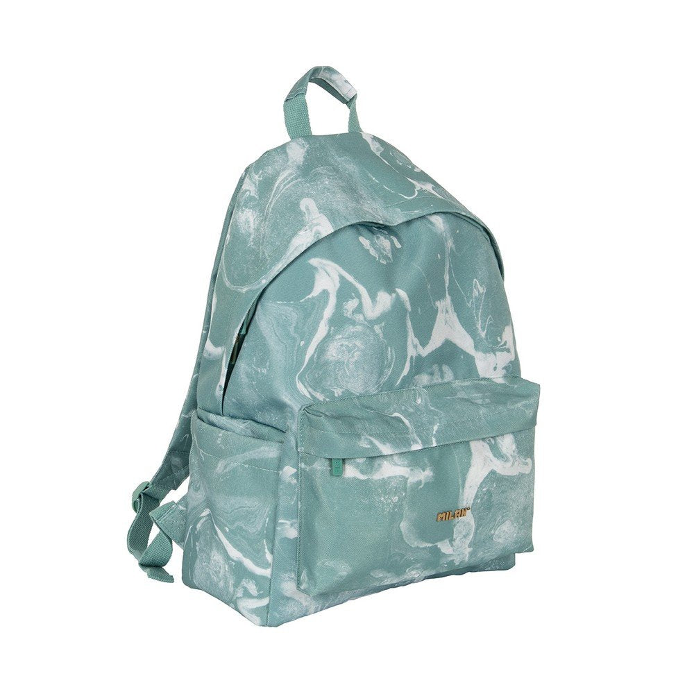 Mochila escolar clásica 2 cremalleras 43x30 Lava Verde Milan Diseño