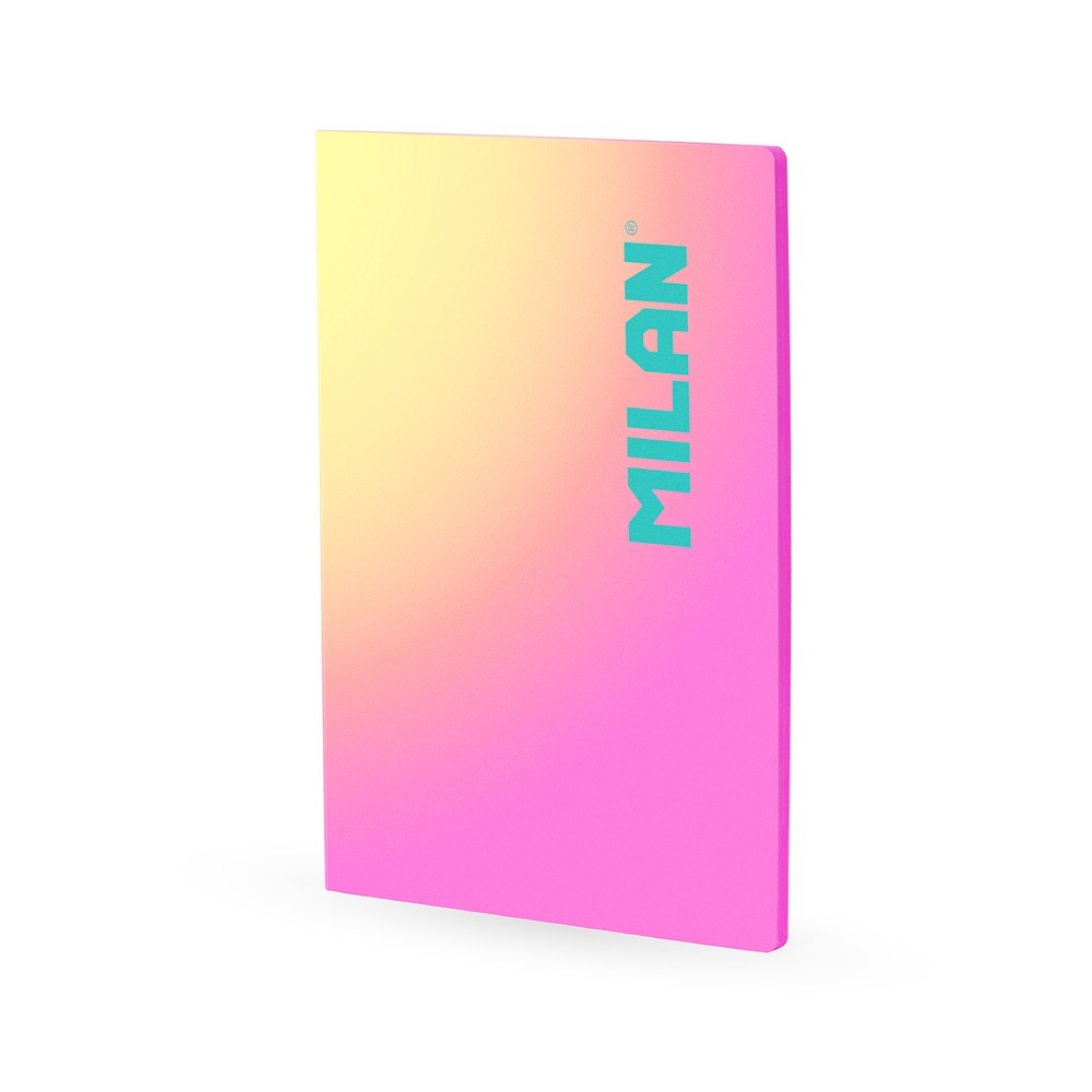Libreta A4 Encolada Horizontal 48H Sunset Rosa Milan