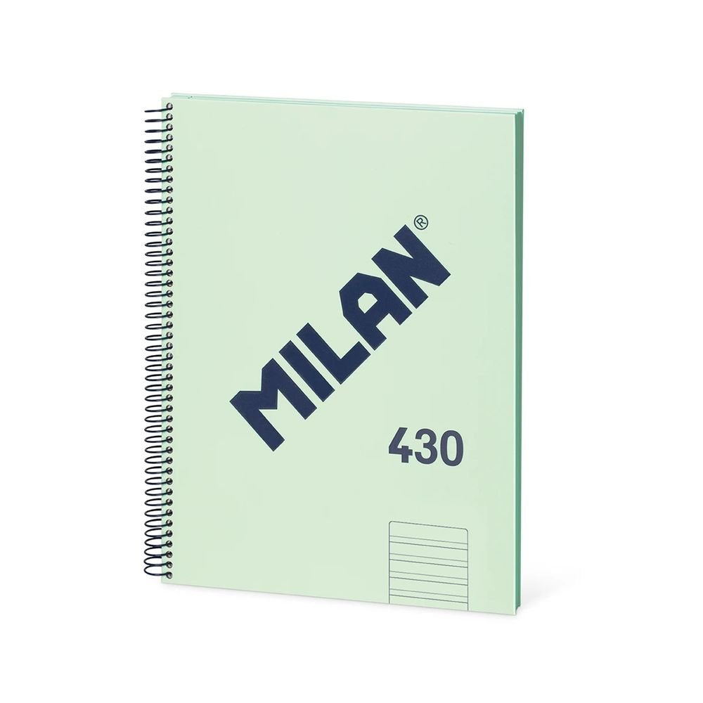 Cuaderno A4 Doble Rayado 35mm 80H 95g 430 Since 1918 Verde Milan Diseño