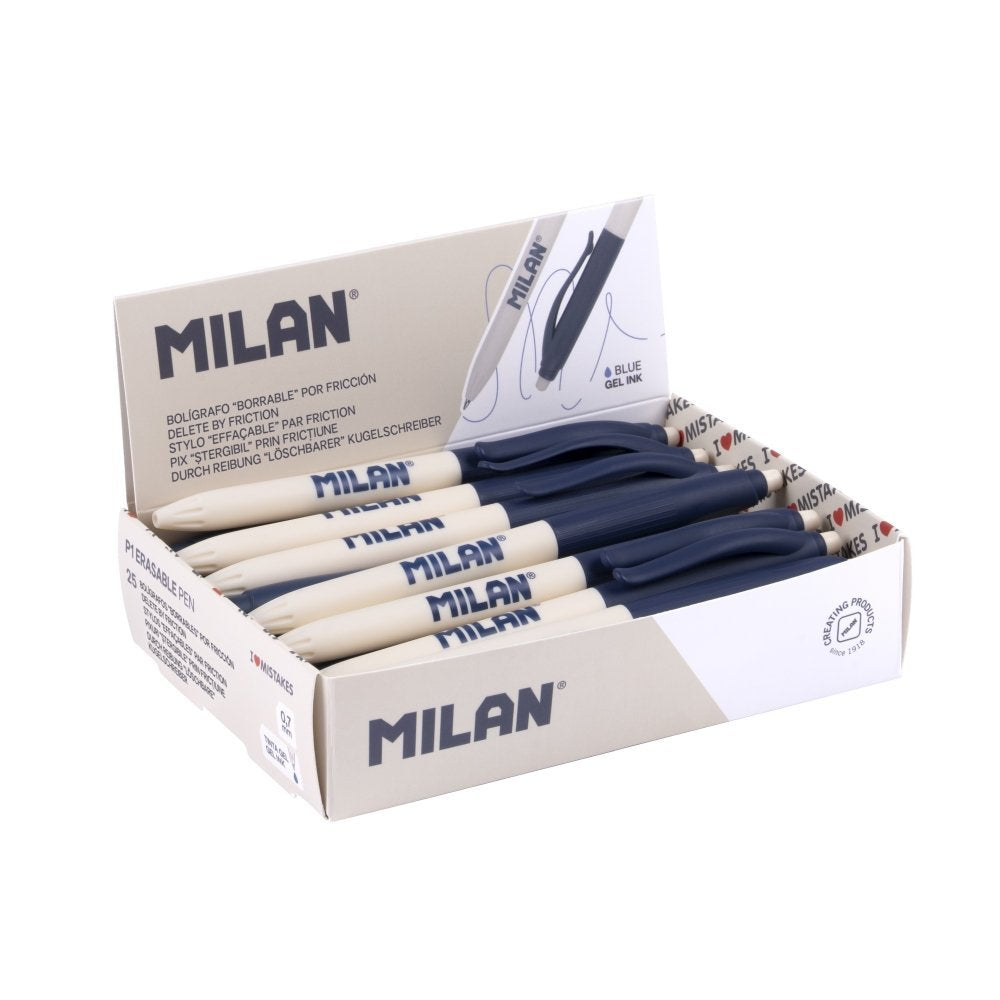 Boligrafo Borrable P1 Tinta Azul 0,7 mm I Love Mistakes Milan Imagen principal del producto