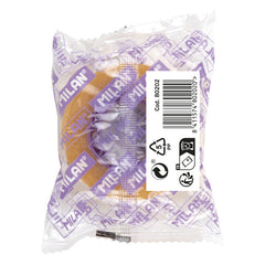 CINTA ADHESIVA 19MMX33M AMARILLO TRANSPARENTE NUEVO FORMATO | 8 UNIDADES | (MILAN)