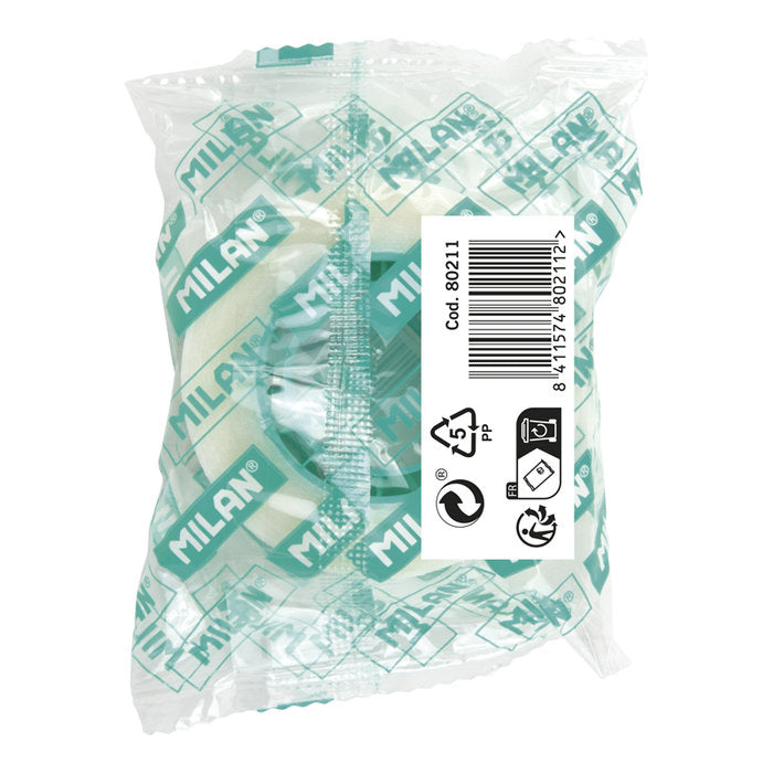 CINTA ADHESIVA INVISIBLE MATE 19 MM X 33 M NUEVO FORMATO | 8 UNIDADES | (MILAN) Imagen principal del producto