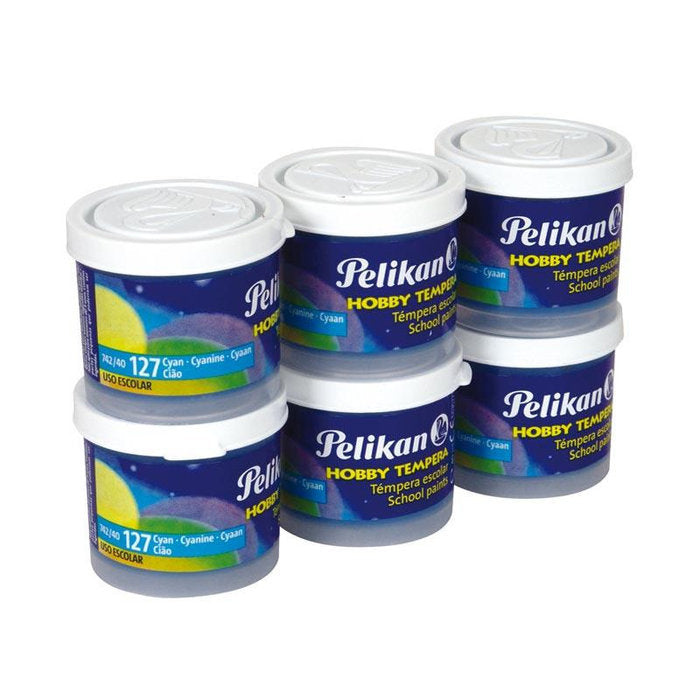 TEMPERA PELIKAN 40ML AZUL CYAN | 6 UNIDADES | (PELIKAN, S,A,) Imagen principal del producto
