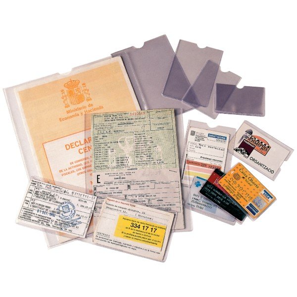 PORTACARNET PVC NIF | 100 UNIDADES | (ESSELTE, S,A,)
