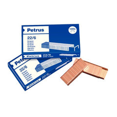 GRAPAS PETRUS 22/6 COBREADAS | 25 UNIDADES | (PETRUS)