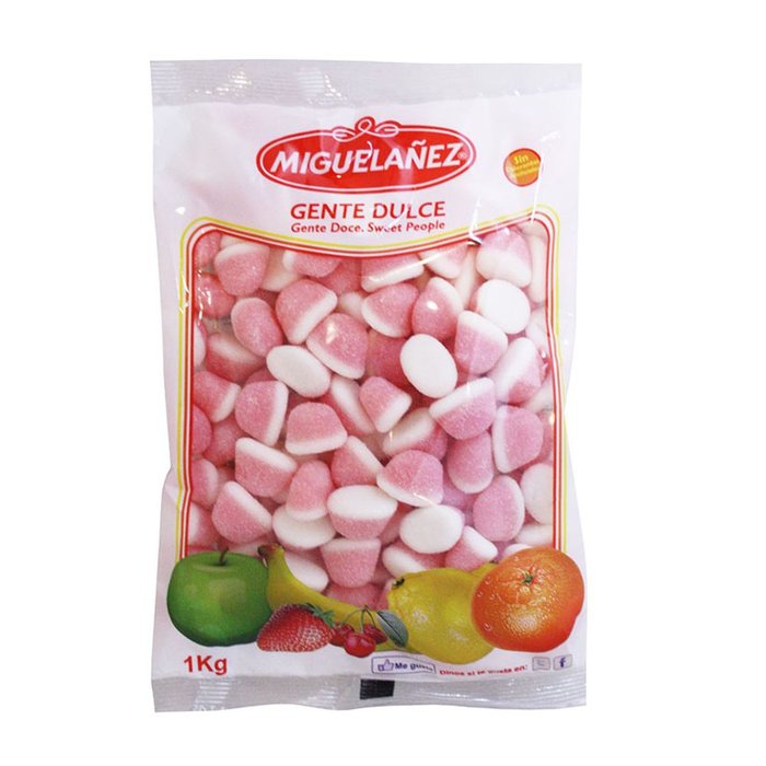 Bolsa 1 kg. Besos Fresa Miguelañez