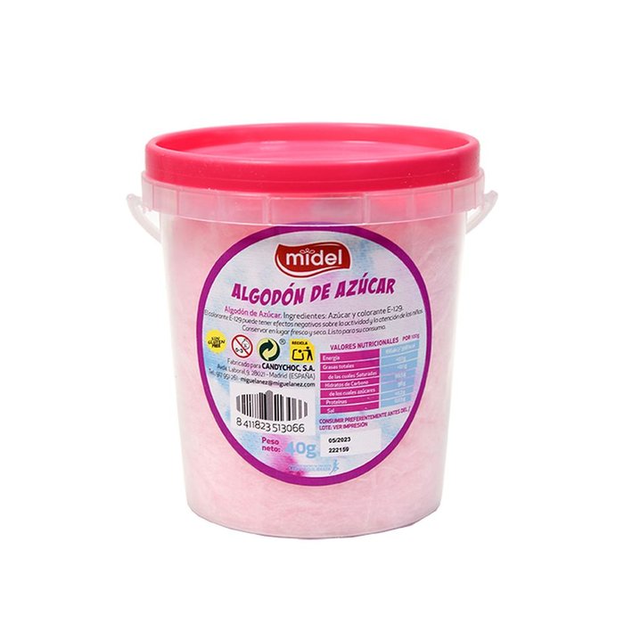 Expositor 8 Botes Midel Algodón Azucar Miñuela