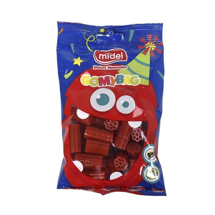 Blister Midel Gomybag Regaliz Fresa 100 g Miugelañez