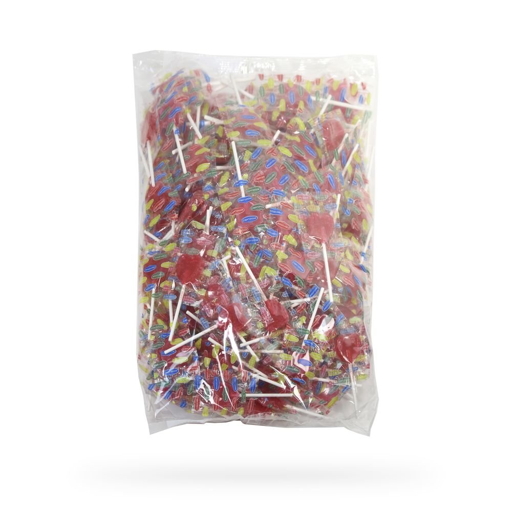 Bolsa 200 Piruleta Corazón Rojo 7 g Miguelañez