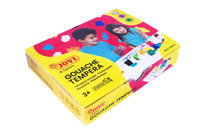 TEMPERA JOVI 512 12 COLORES SURTIDOS | 1 UNIDADES | (JOVI)