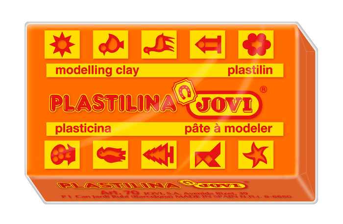 C/30 Tacos Plastilina Jovi 70 Pequeña 50G. Naranja Imagen principal del producto