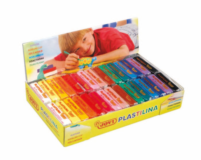 ✅ PLASTILINA JOVI 70S COLORES SURTIDOS PEQUEÑA CAJA 30 UNIDADES