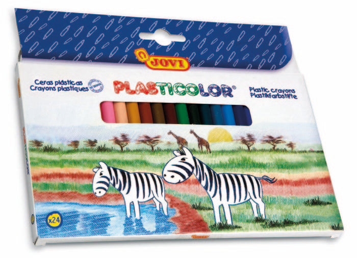 CERA JOVI PLASTICOLOR 926 24 COLORES SURTIDOS | 1 UNIDADES | (JOVI) Imagen principal del producto