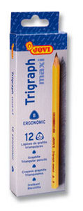 Lápiz Jovi Trigraph Maxi B Marca Jovi Pack 12 Imagen principal del producto
