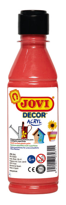 PINTURA JOVIDECOR 250ML BERMELLON | 1 UNIDADES | (JOVI) Imagen principal del producto