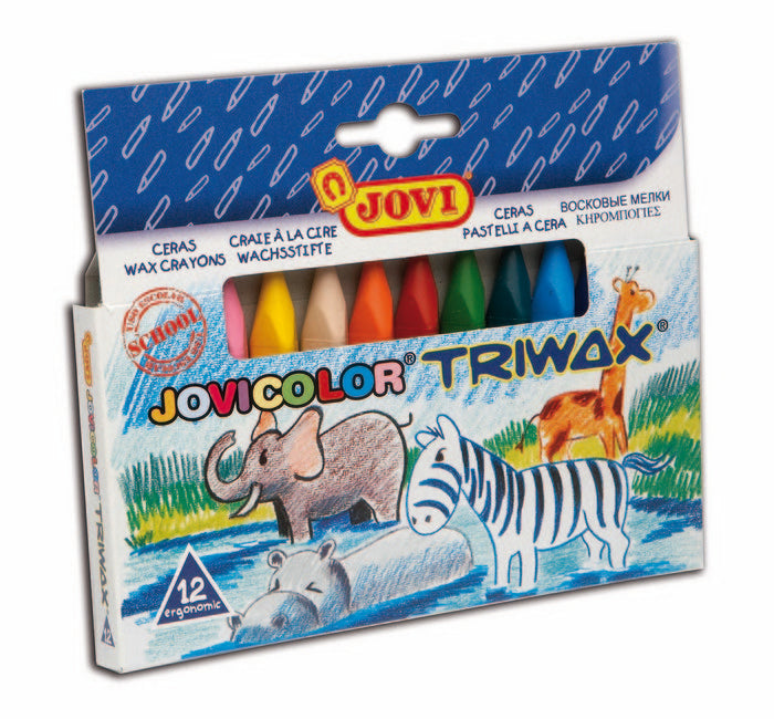 CERA JOVICOLOR 973/12 TRIWAX - Caja 12 COLORES