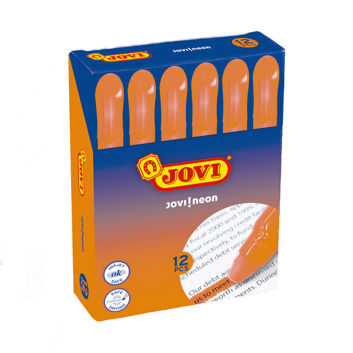 Marcador Cera Naranja Blister 12 Unid | Jovi | Pack 1 Unidades Imagen principal del producto
