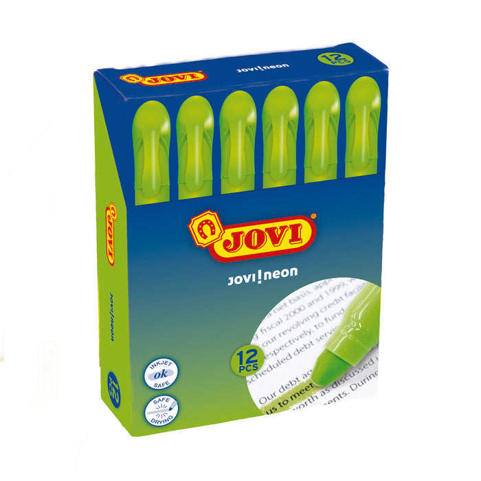 Marcador Cera Verde Blister 12 Unid | Jovi | Pack 1 Unidades Imagen principal del producto