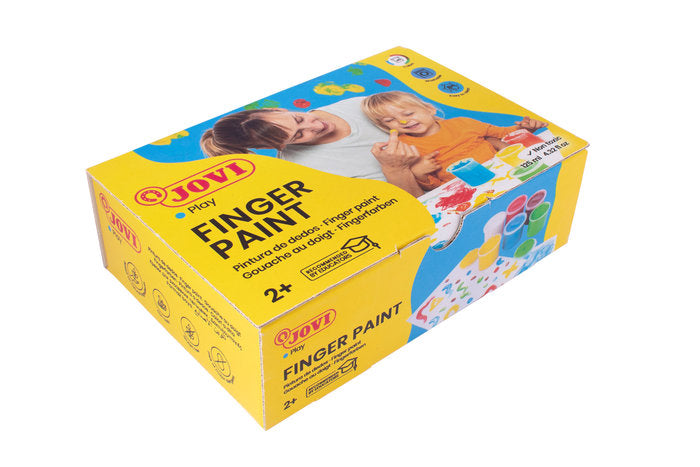 Pintura de Dedos Jovi 560/s 125 ml Pack 6 Colores Surtidos