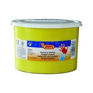 Pintura Dedos Amarillo Jovi 500 ml para manualidades y niños Imagen principal del producto