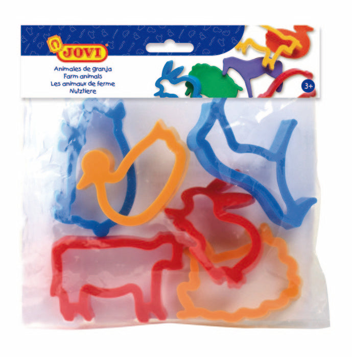 Bolsa 6 Moldes Animales de Granja Imagen principal del producto