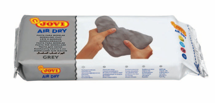 Pasta para Modelar Air Dry Clay Jovi 1KG Gris Imagen principal del producto