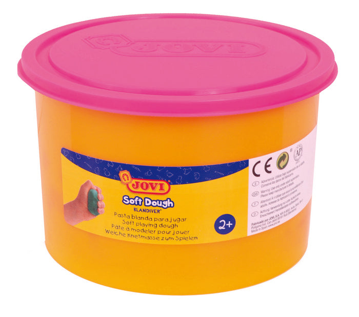C/6 botes soft dough blandiver 460g colores surtidos