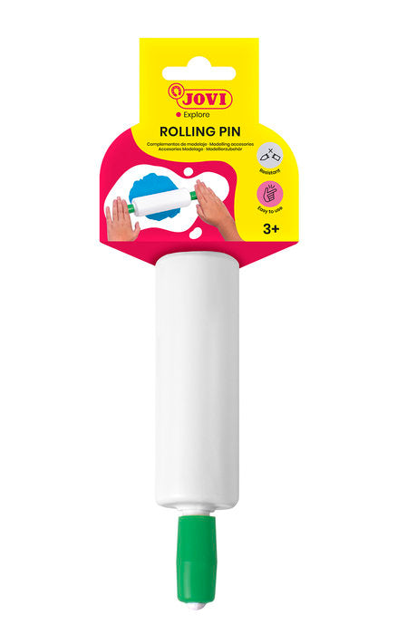 c/12 Rodillo plástico para modelar plastilina con colgador