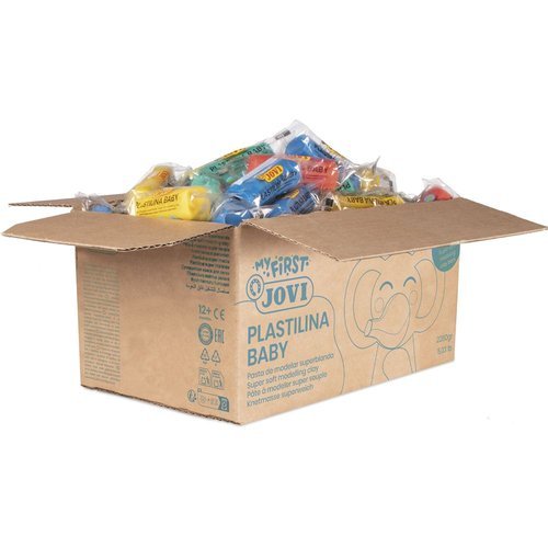 PLASTILINA JOVI MY FIRST BABY SCHOOLPACK 60 UNI | 1 UNIDADES | (JOVI)