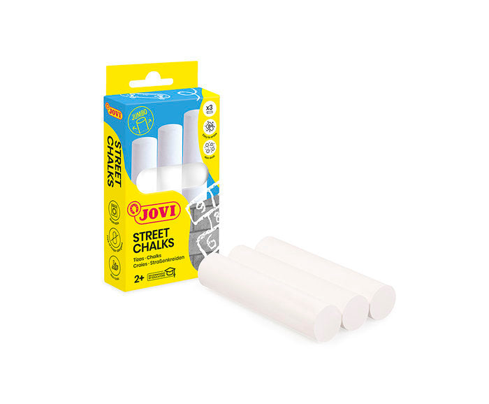 TIZA JOVI JUMBO 3 UNIDADES BLANCO | 6 UNIDADES | (JOVI)