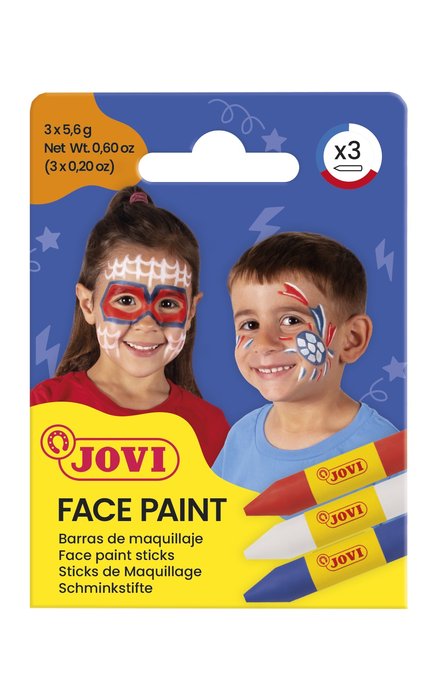 MAQUILLAJE JOVI FACE PAINT 3 BARRAS ADVENTURE | 1 UNIDADES | (JOVI) Imagen principal del producto