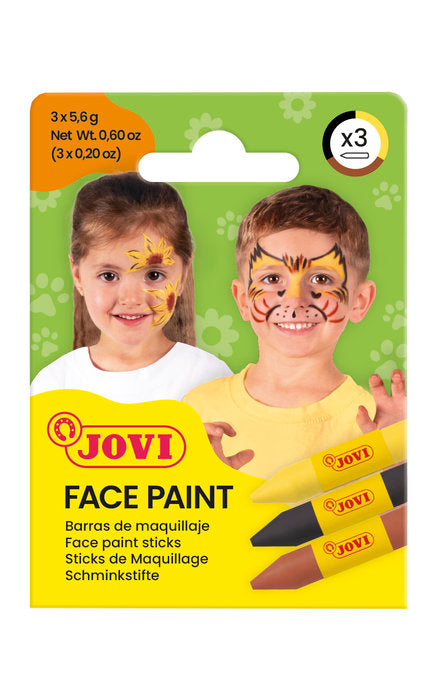 MAQUILLAJE JOVI FACE PAINT 3 BARRAS ANIMAL | 1 UNIDADES | (JOVI) Imagen principal del producto