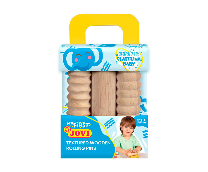 RODILLO JOVI MY FIRST PLASTILINA 3 UNIDADES | 1 UNIDADES | (JOVI)