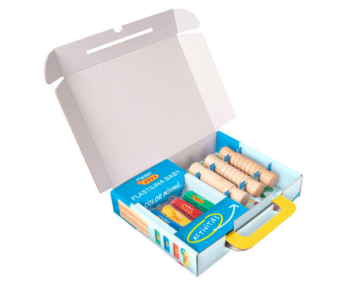 MALETIN JOVI MY FIRST PLASTILINA 4 UNIDADES + 3 RODILLOS | 1 UNIDADES | (JOVI) Imagen principal del producto