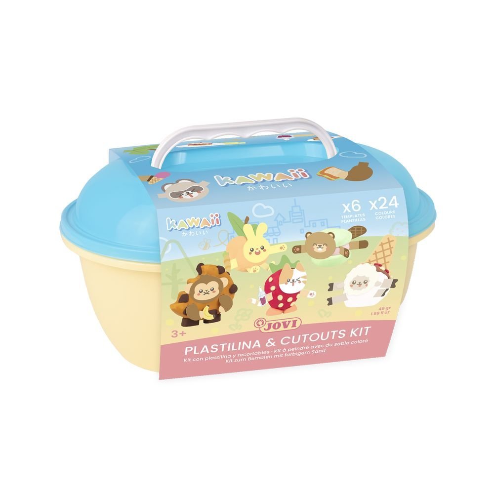 Cofre Jovi Kawaii Plastilina y Recortables JOVI
