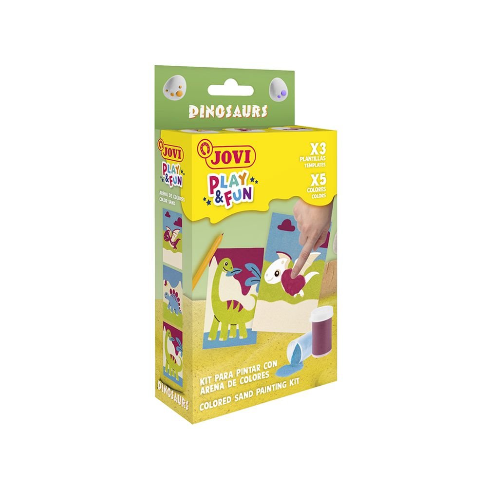 Mini Kit Jovi Play&Fun Pinta con Arena Dinosaurs JOVI