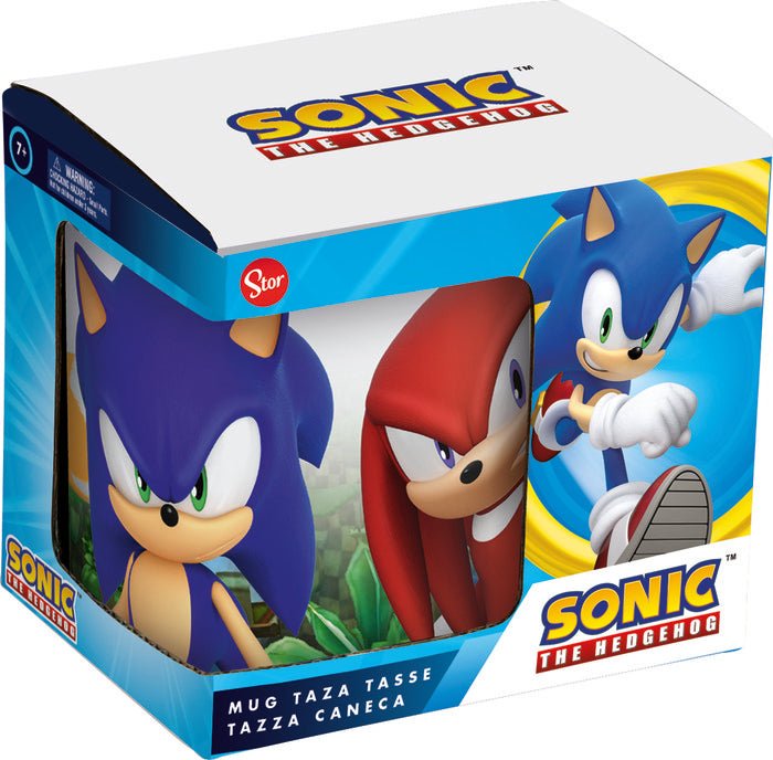 TAZA CERAMICA 325 ML EN CAJA REGALO SONIC | STOR | 1 UNIDAD | 8412497004973